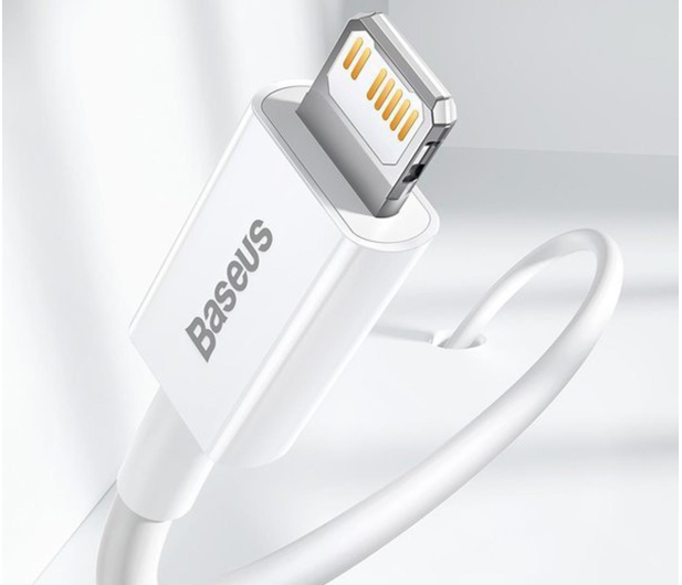 BASEUS USB-C - Lightning Superior 20W PD 2 m (Biały) CATLYS-C02 - 1266423 - zdjęcie 3